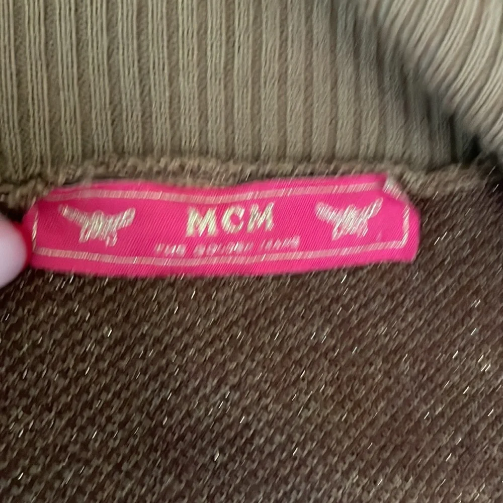 MCM 🎉 Vintage Virgin Wool/Mohair zippered jacket, 🐅striped accent LUXE - Picture 6 of 11